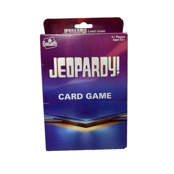 Jeopardy Card Game TV Trivia Travel Board Game, 3+ Players Ages 12+, GUC - Picture 1 of 4